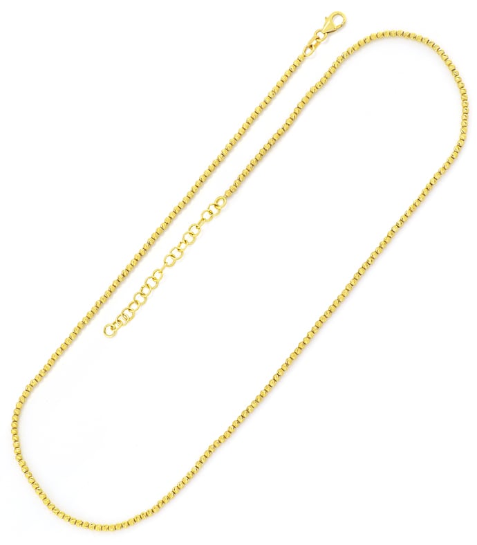 Foto 4 - Brillierende Goldkette und Armband Gelbgold, K3456