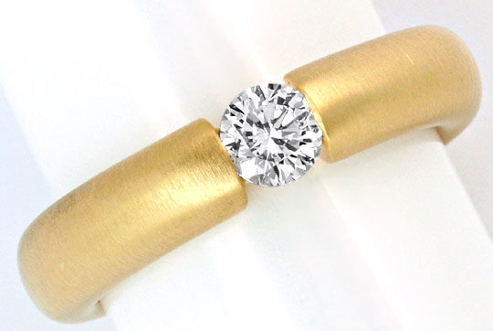 Foto 2 - Brillant-Diamant-Spannring 0,4ct Wesselton 18K Gelbgold, R1004