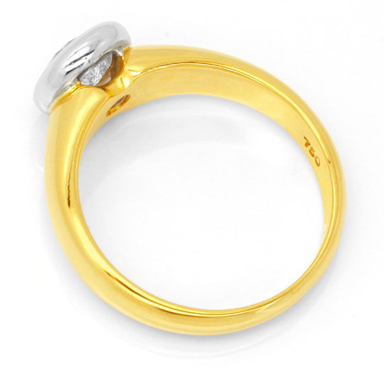 Foto 3 - Halbkaräter Solitär-Diamant-Ring massiv 18K Gold, S3875