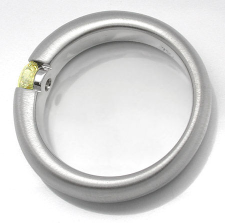 Foto 2 - Neu! Brillant-Spann Ring WG Zitron.Gelb, S8665